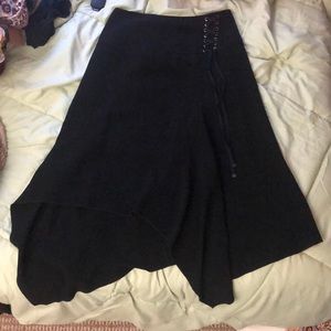 Black pirate skirt
